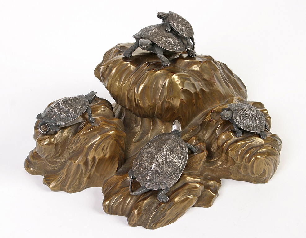 Silver and Lacquer Turtles